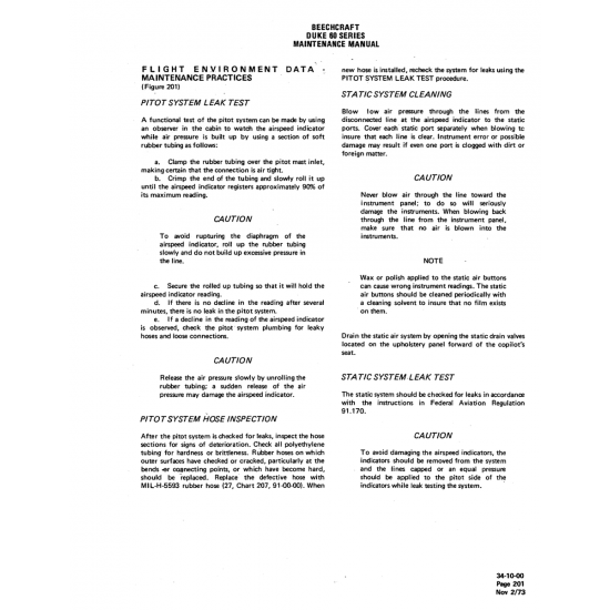 Aviation Part (MIL-H-5593) — Beechcraft 60