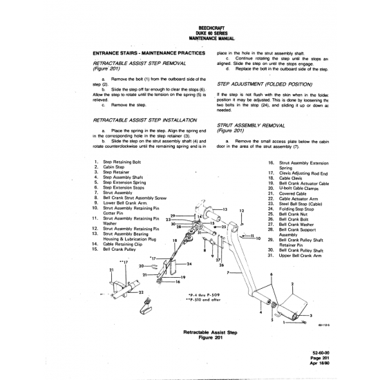 Aviation Part (P-509) — Beechcraft 60 Aviation Part (P-509) — Beechcraft 60