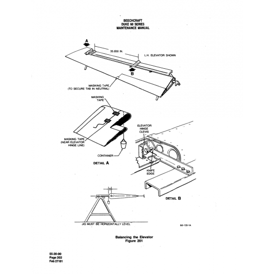 Aviation Part (60-133-1A) — Beechcraft 60