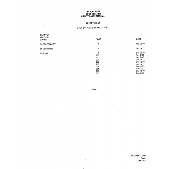Aviation Part (61-CONTENTS) — Beechcraft 60 Aviation Part (61-CONTENTS) — Beechcraft 60