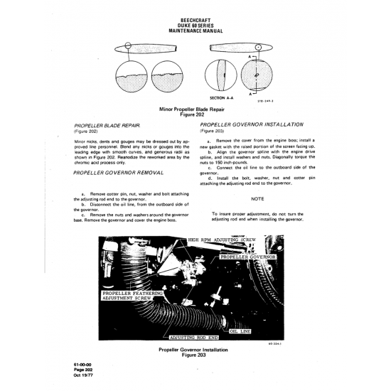 Aviation Part (570-249-3) — Beechcraft 60