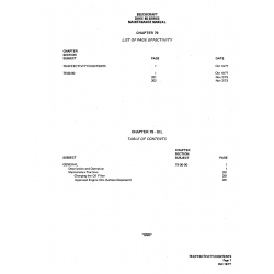 Aviation Part 79-00-00 for Beechcraft 60 Aircraft