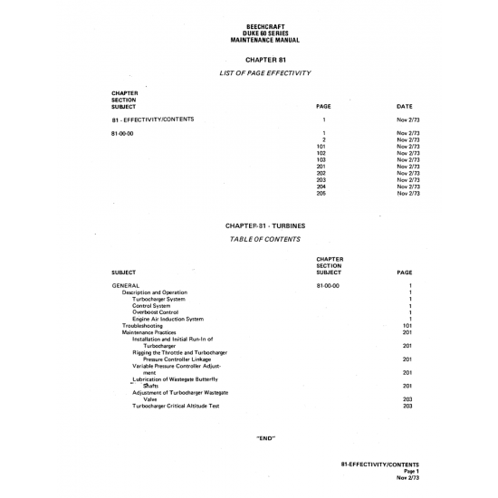 Aviation Part (CHAPTER-81) — Beechcraft 60