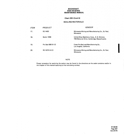 Aviation Part (EC-1675) — Beechcraft 60 Aviation Part (EC-1675) — Beechcraft 60
