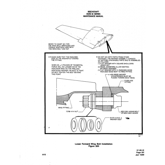 Aviation Part (61475-14-43) — Beechcraft 60 Aviation Part (61475-14-43) — Beechcraft 60