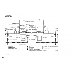 No. ) Fuel System Schematic 0666-281 for Beechcraft 60 Aircraft No. ) Fuel System Schematic 0666-281 for Beechcraft 60 Aircraft