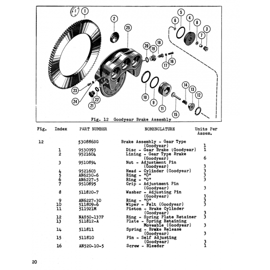 Aircraft Bolt (AN520-10) — Beechcraft 18A
