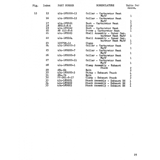 Clamp Assembly - Exhaust (189200-1) — Beechcraft 18A