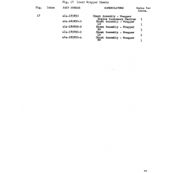 Sheet Assembly 414-185850-2 for Beechcraft 18A Aircraft