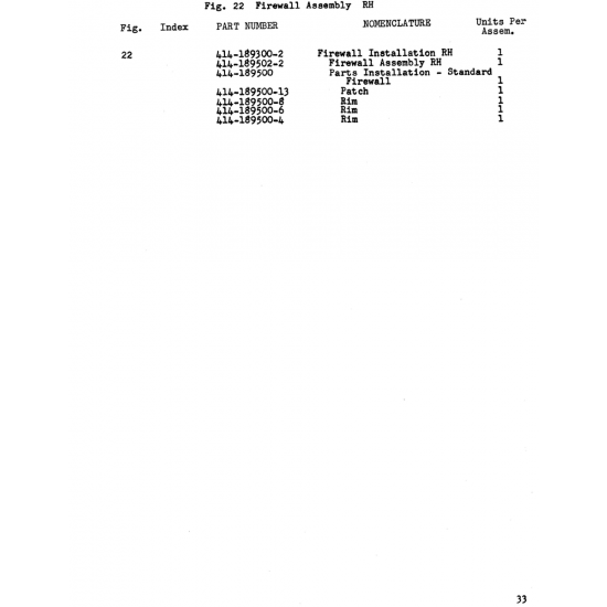 Rim (414-189500-8) — Beechcraft 18A Rim (414-189500-8) — Beechcraft 18A