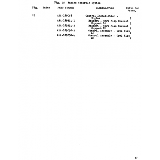 Aviation Part (414-189058) — Beechcraft 18A Aviation Part (414-189058) — Beechcraft 18A