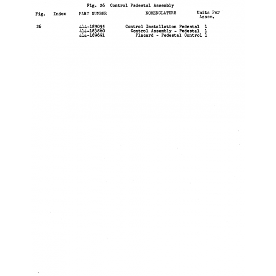 Aviation Part (414-189691) — Beechcraft 18A Aviation Part (414-189691) — Beechcraft 18A