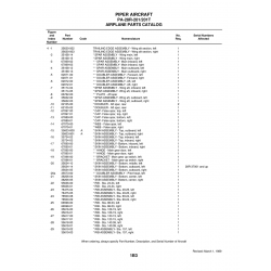 Aviation Part 35619-03 for Piper PA-28 Cherokee Aircraft