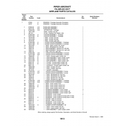 Aviation Part 67930-920 for Piper PA-28 Cherokee Aircraft