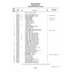Aviation Part 67294-00 for Piper PA-28 Cherokee Aircraft Aviation Part 67294-00 for Piper PA-28 Cherokee Aircraft