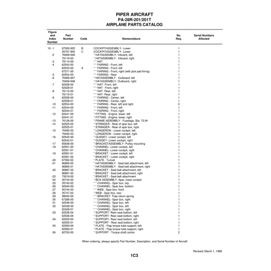 Aviation Part (35744-02) — Piper PA-28 Cherokee Aviation Part (35744-02) — Piper PA-28 Cherokee