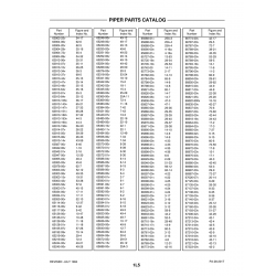Aviation Part 65493-10v for Piper PA-28-201T Aircraft Aviation Part 65493-10v for Piper PA-28-201T Aircraft