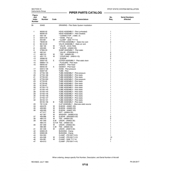 Clamp (PS10017-4-4) — Piper PA-28-201T