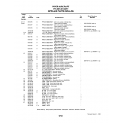 Aviation Part 79772-09 for Piper PA-28 Cherokee Aircraft