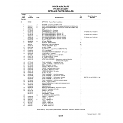 Aviation Part 35287-04 for Piper PA-28 Cherokee Aircraft Aviation Part 35287-04 for Piper PA-28 Cherokee Aircraft