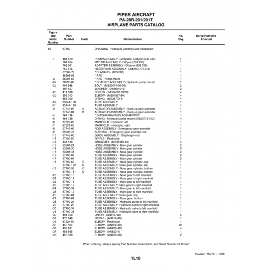 Aviation Part (38996-02) — Piper PA-28 Cherokee Aviation Part (38996-02) — Piper PA-28 Cherokee