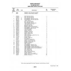 Aviation Part 67391 for Piper PA-28 Cherokee Aircraft