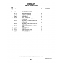 Aviation Part 99377-33 for Piper PA-28 Cherokee Aircraft Aviation Part 99377-33 for Piper PA-28 Cherokee Aircraft