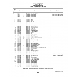 Aviation Part 69669-168 for Piper PA-28 Cherokee Aircraft Aviation Part 69669-168 for Piper PA-28 Cherokee Aircraft