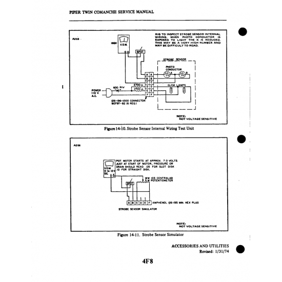 Electrical Schematic (90731-82) — Piper PA-30 Twin Comanche