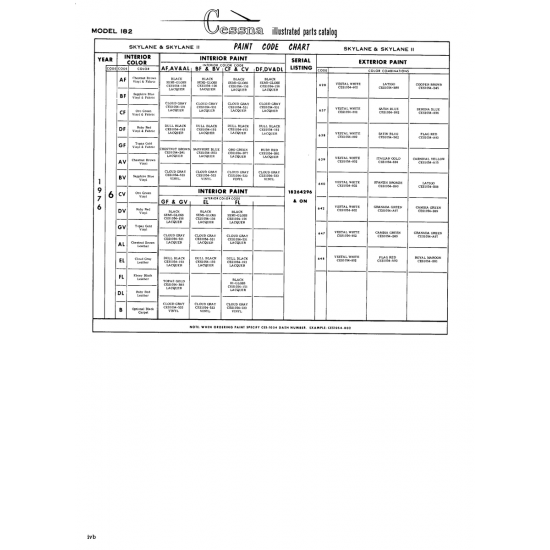 Aviation Part (CES1054-B58) — Cessna 182 Skylane