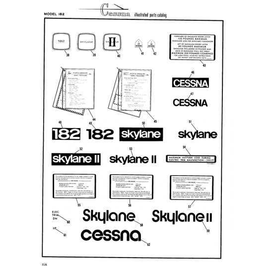 Aviation Part (o70s06s-5) — Cessna 182 Skylane Aviation Part (o70s06s-5) — Cessna 182 Skylane