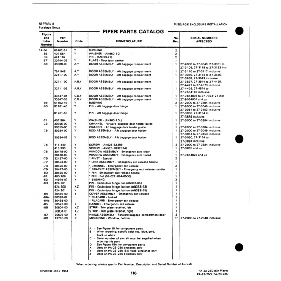 Aviation Part (27-3884) — Johnson Scorpion Too Aviation Part (27-3884) — Johnson Scorpion Too