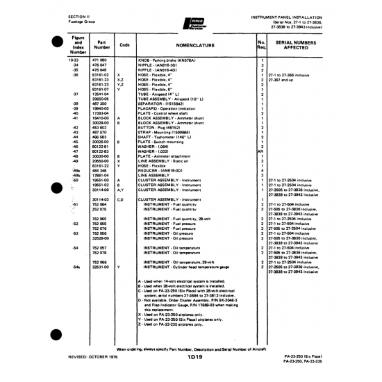 Aviation Part (83161-22) — Johnson Scorpion Too Aviation Part (83161-22) — Johnson Scorpion Too