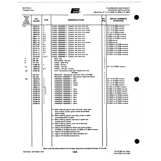 Aviation Part (31578-00) — Johnson Scorpion Too Aviation Part (31578-00) — Johnson Scorpion Too