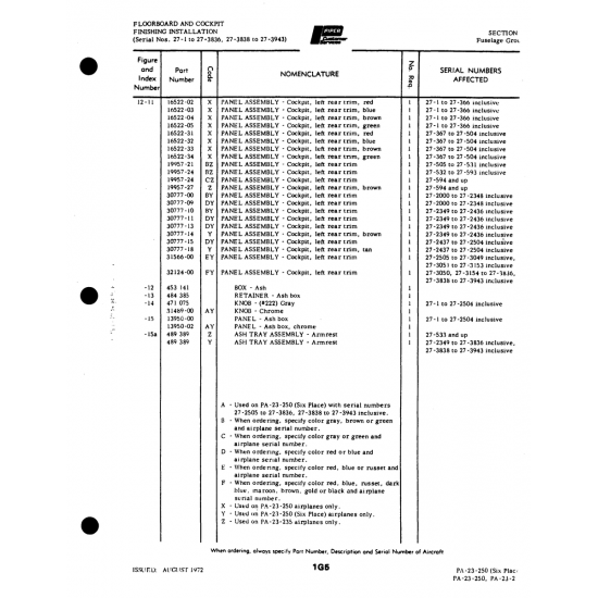 Aviation Part (31566-00) — Johnson Scorpion Too Aviation Part (31566-00) — Johnson Scorpion Too