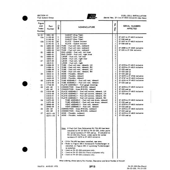 Aviation Part (82371-101) — Johnson Scorpion Too