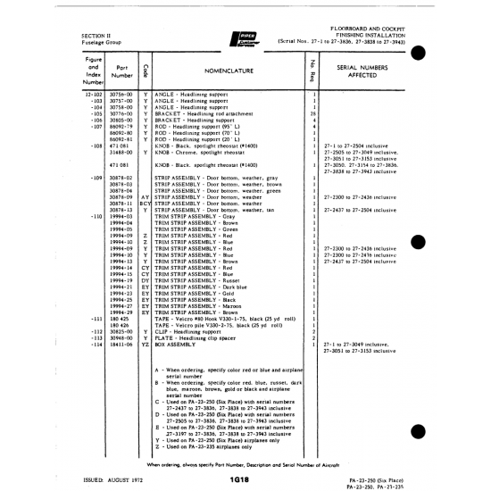 Aviation Part (12-102) — Johnson Scorpion Too