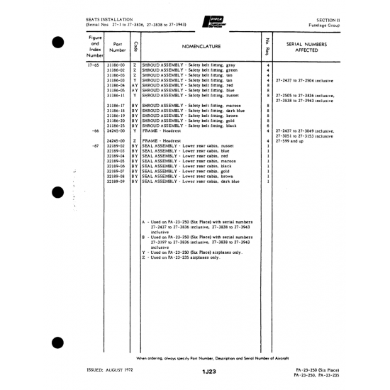 Aviation Part (32189-02) — Johnson Scorpion Too