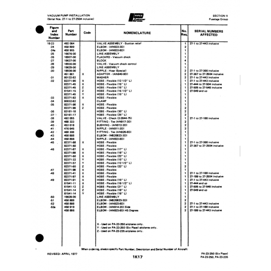Aviation Part (82371-32) — Johnson Scorpion Too