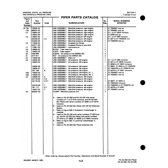 Aviation Part (32179-04) — Johnson Scorpion Too Aviation Part (32179-04) — Johnson Scorpion Too