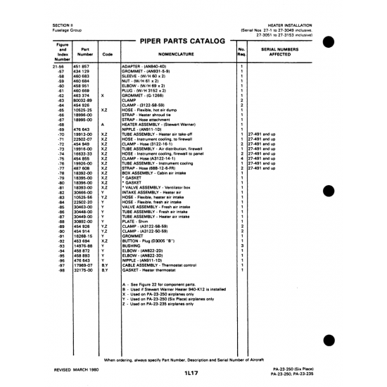 Aviation Part (80032-89) — Johnson Scorpion Too