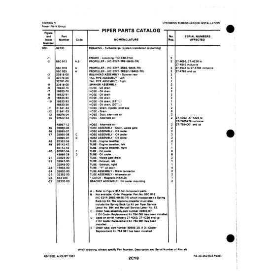Aviation Part (32352-00) — Johnson Scorpion Too Aviation Part (32352-00) — Johnson Scorpion Too