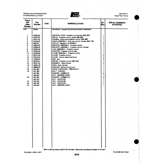 Proplbr Synchronimr Sysmm Inmllnion (41x225) — Johnson Scorpion Too Proplbr Synchronimr Sysmm Inmllnion (41x225) — Johnson Scorpion Too