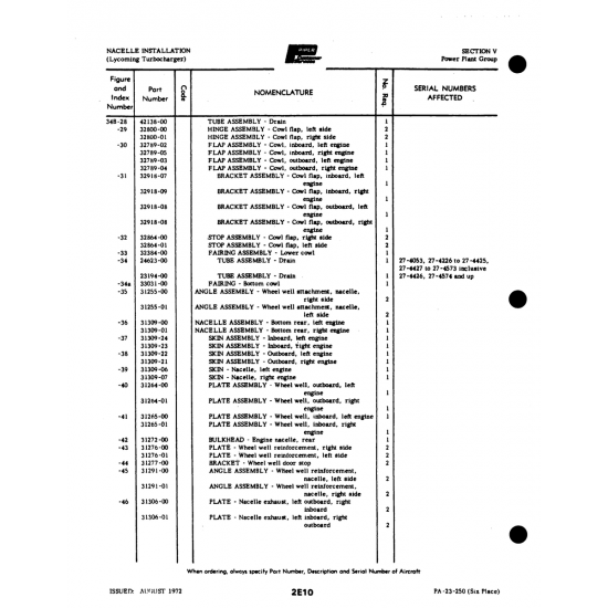 Aviation Part (31309-21) — Johnson Scorpion Too Aviation Part (31309-21) — Johnson Scorpion Too