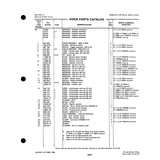 Aviation Part (90797-23) — Johnson Scorpion Too Aviation Part (90797-23) — Johnson Scorpion Too