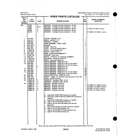 Aviation Part (81102-25) — Johnson Scorpion Too Aviation Part (81102-25) — Johnson Scorpion Too