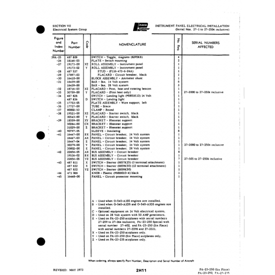 Aviation Part (90797-05) — Johnson Scorpion Too