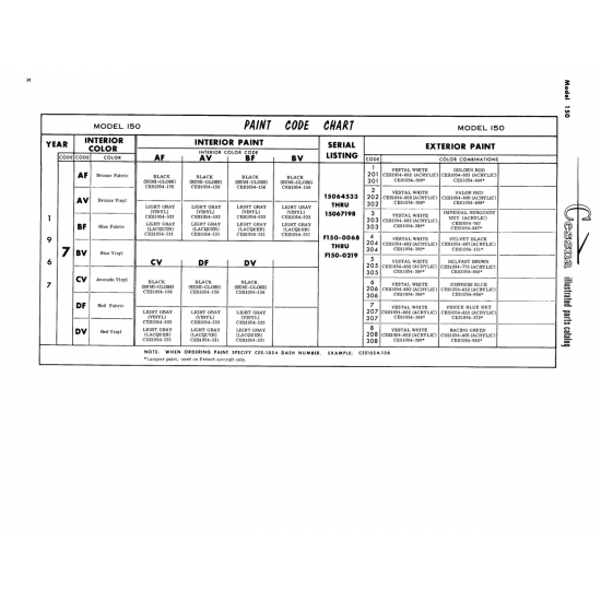 Aviation Part (CES1054-604) — Cessna 150 Aviation Part (CES1054-604) — Cessna 150