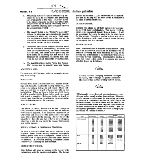 Aviation Part (A182K) — Cessna 182 Skylane