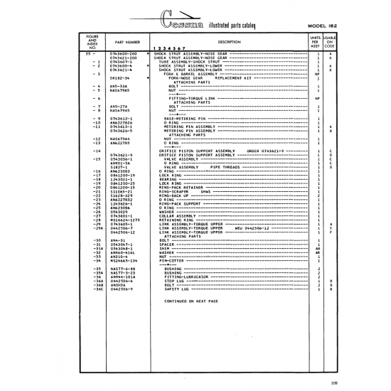 Aviation Part (0743613-1) — Cessna 182 Skylane Aviation Part (0743613-1) — Cessna 182 Skylane